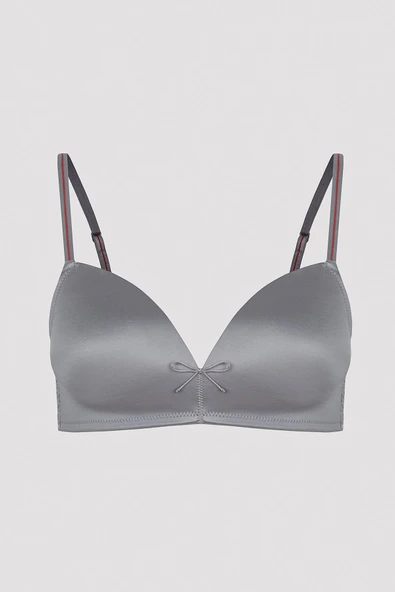 Penti Cosy Parlak Mikro Balensiz Gri Sütyen - 3