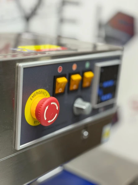 Lavion Otomatik Dikey Poşet Ağzı Kapatma Makinesi - Konveyörlü Poşet Ağzı Yapıştırma Makinesi FRB 770II - Resim 5