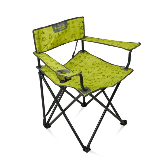 XL Kamp Sandalyesi - Yeşil - 55x55x85 cm - Resim 2