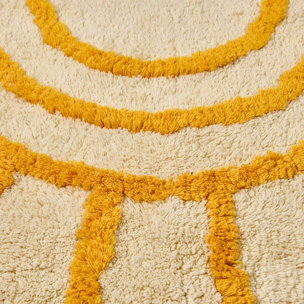 Soft Sun Tufting Banyo Paspası - Ekru - 60x90 cm - 2
