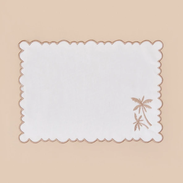 Soft Palm Amerikan Servis - Beyaz - 30x50 cm - 3