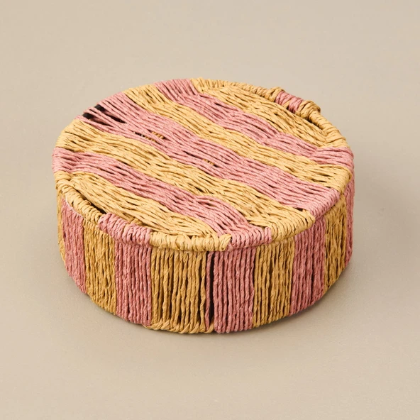Living Earthy Hues Saklama Kutusu - Bej - 15x5 cm