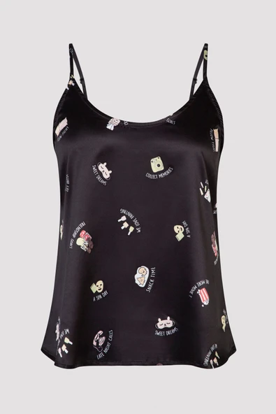 Penti Friendship Saten Atlet Pijama Üstü - 4