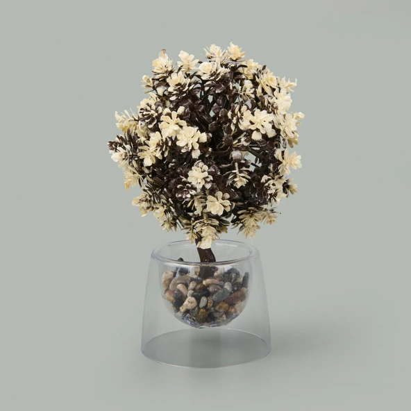 Dekor Yapay Top Ağaç - Asorti - 20x15 cm ürün görseli