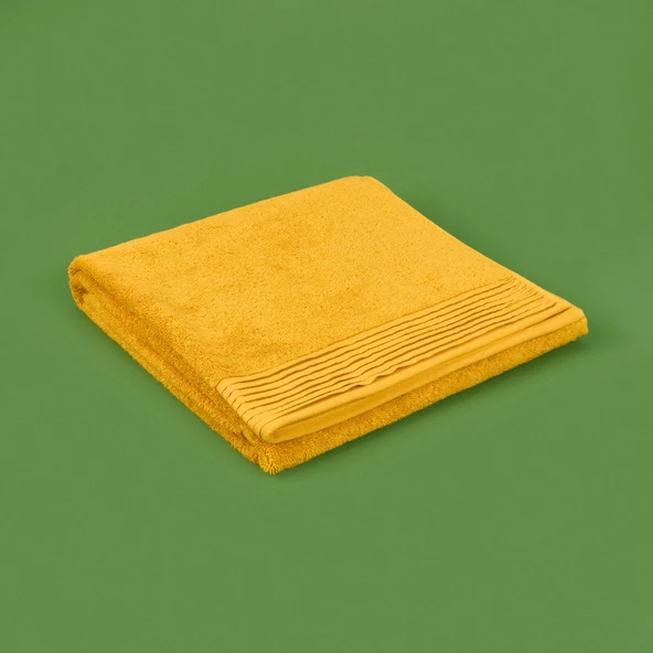 Soft Premium Banyo Havlusu - Hardal - 70x140 cm - 3
