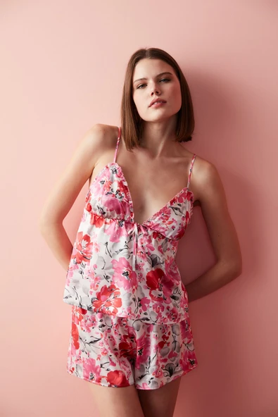 Penti Amelia Saten Şort Pijama Altı - 2