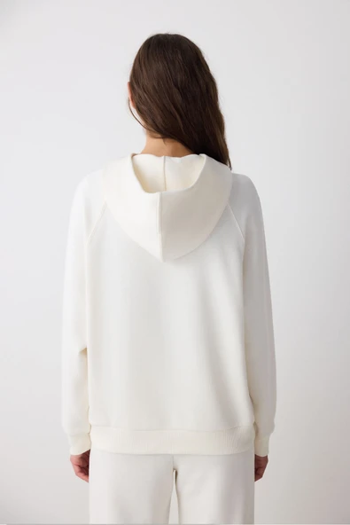 Penti Beyaz Kapitone Detay Marita Sweatshirt - Saude Koleksiyonu - 5