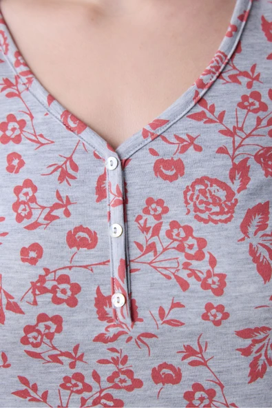 Penti Mia Şort Gül Kurusu Pijama Takımı - 3