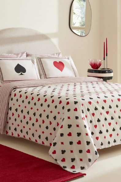 Sarah Anderson Chance Çift Kişilik Nevresim Takımı Beyaz - 3