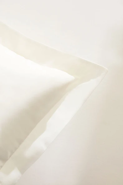 Kaşmir Home Basic %100 Pamuk Çift Kişilik Çarşaf Takımı Offwhite - 2