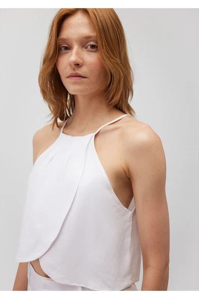 Mavi Beyaz Crop Top 1210855-70057 - 6