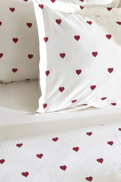 Karaca Home Amour Tek Kişilik Pike Takımı Kırmızı - 7