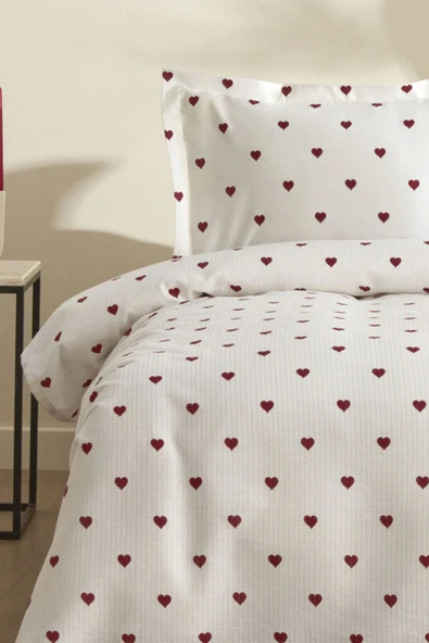 Karaca Home Amour Tek Kişilik Pike Takımı Kırmızı - 2