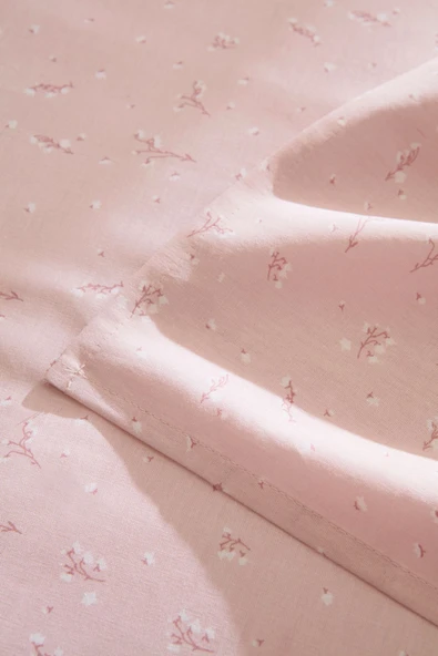 Kaşmir Home Laila %100 Pamuk Çift Kişilik Çarşaf Takımı Rose - 2