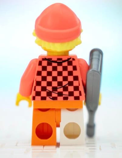 Orjinal Lego Minifigür Leg in Cast Fan - Resim 2