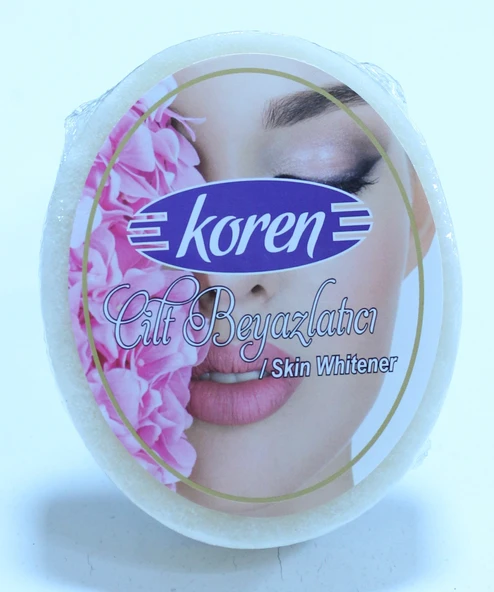 KOREN Cilt Beyazlatıcı İnci Tozlu Süngerli Sabun 120g