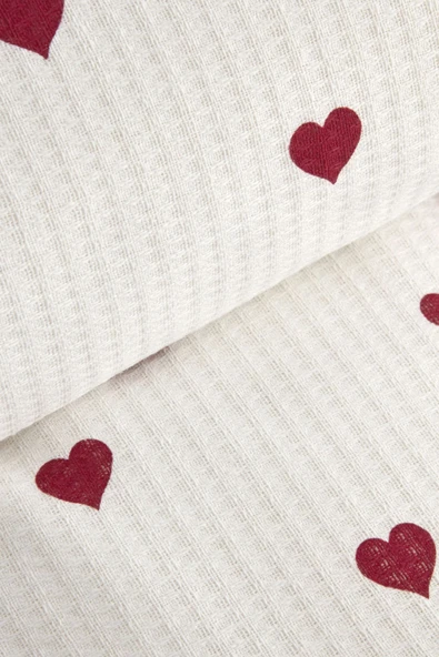 Karaca Home Amour Tek Kişilik Pike Takımı Kırmızı - 5