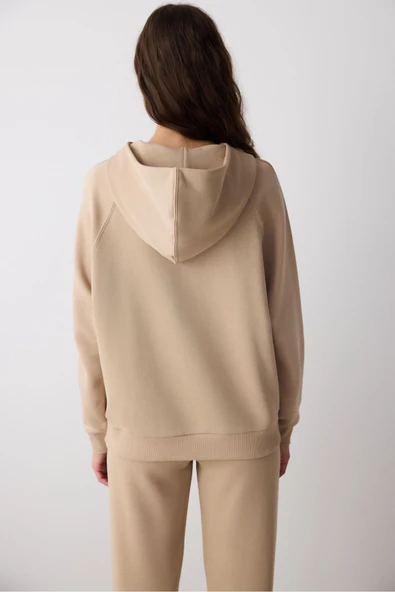Penti Bej Kapitone Detay Marita Sweatshirt - Saude Koleksiyonu - 6