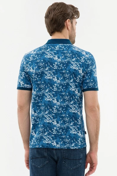 Pierre Cardin Lacivert Slim Fit Polo Yaka T-Shirt - 2