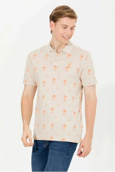 U.S. Polo Assn. Erkek Taş Polo Yaka Tişört - 2