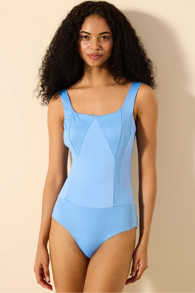 Penti Basic Corset Korseli Mavi Mayo