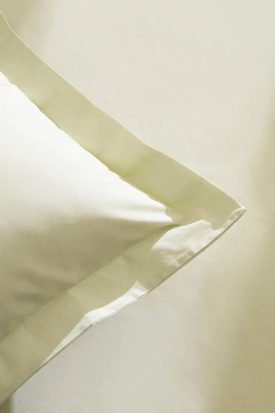 Kaşmir Home Basic %100 Pamuk Çift Kişilik Çarşaf Takımı Çağla - 2