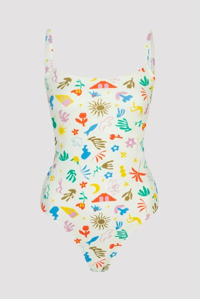 Penti Desenli Bodysuit - 4