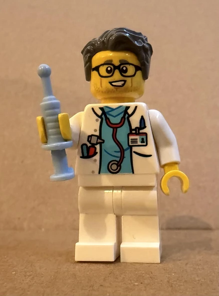 Orjinal Lego Minifigür Doctor - Resim 3