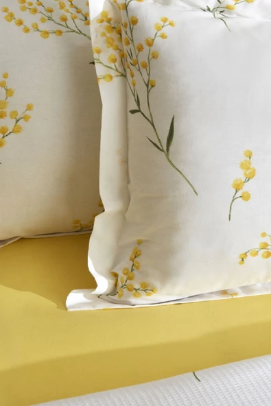 Karaca Home Loretta %100 Pamuk Tek Kişilik Pike Takımı Sarı - 2