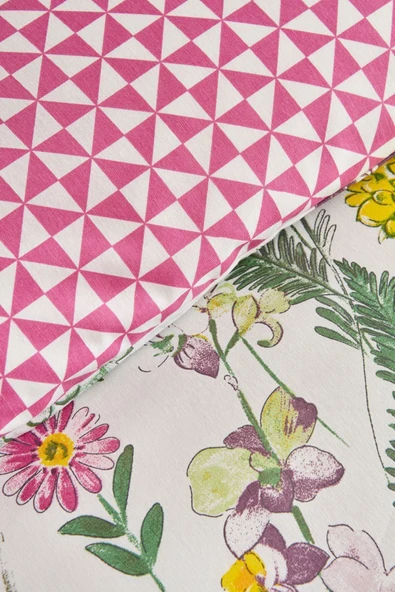 Sarah Anderson Blossom Çift Kişilik Nevresim Takımı Multicolor - 6