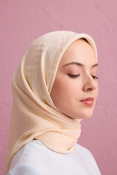 Imannoor İMANNOOR İman Kare V Naia Pamuk Eşarp 90x90 242-4003 - 5