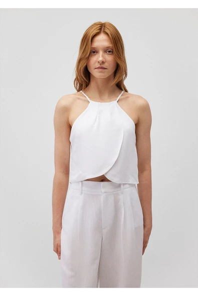 Mavi Beyaz Crop Top 1210855-70057 - 4