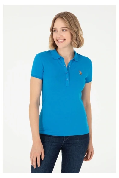 U.S. Polo Assn. Kadın saks tişört