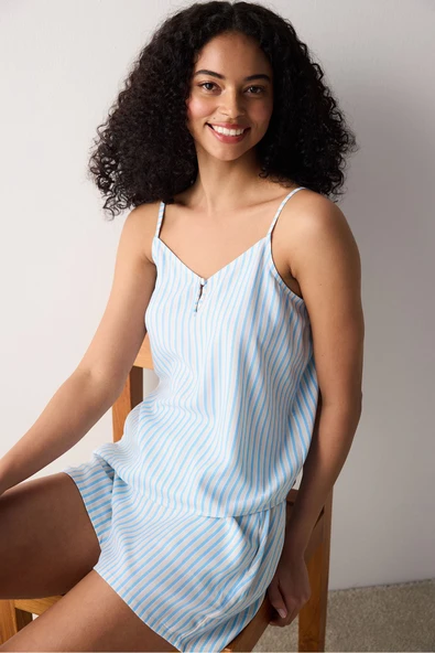 Penti Alice Çizgili Mavi Atlet - 2