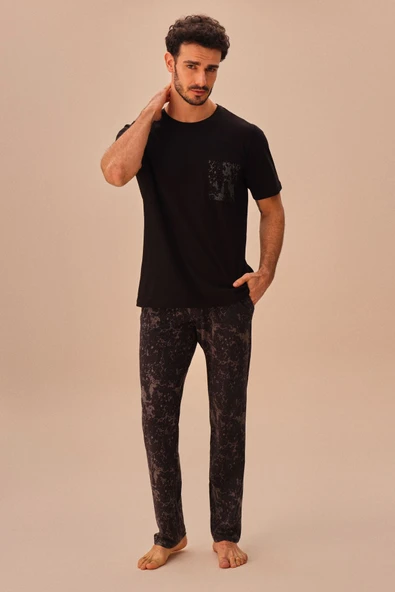 SUWEN Stronger Erkek Pijama Takımı - 4
