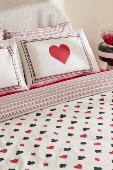 Sarah Anderson Chance Çift Kişilik Nevresim Takımı Beyaz - 4