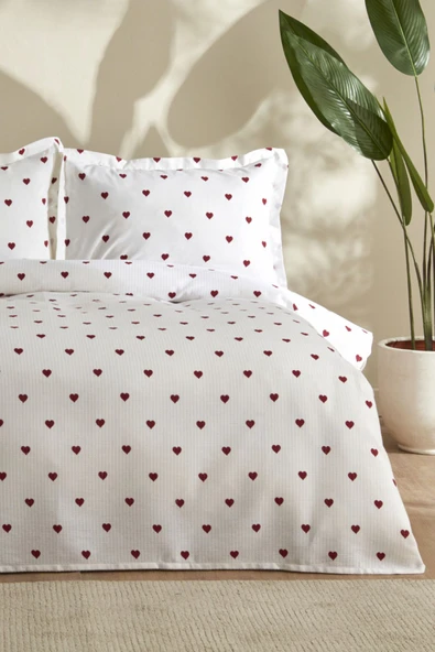 Karaca Home Amour Tek Kişilik Pike Takımı Kırmızı