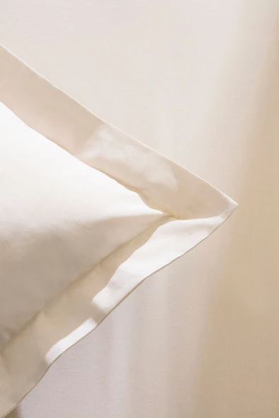 Kaşmir Home Basic %100 Pamuk Çift Kişilik Çarşaf Takımı Bej - 2