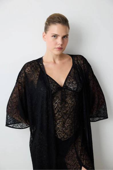 Penti Lacy Siyah Sabahlık - 2