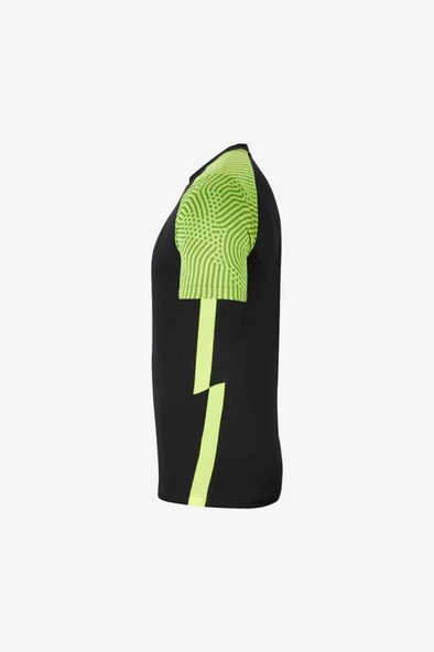Nike M Nk Df Strke II Jsy SS CW3544-011 Siyah & Fosforlu Yeşil Erkek Forma - 2