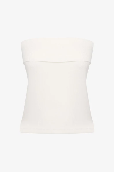 Penti Foldable Bandeau Kırık Beyaz Üst - 6