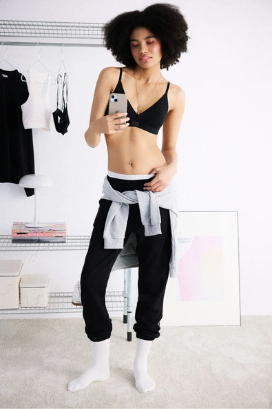 Penti Soft Triangle Siyah Sütyen