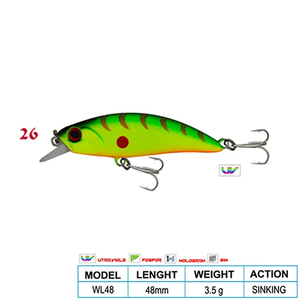 Wily PONCHIK CL:26 48mm 3,6gr Sınkıng