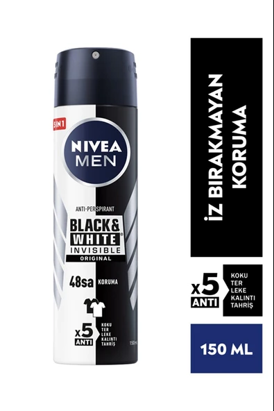 Nivea Men Black&White Original 150Ml