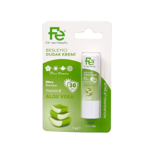 Fe Lip Balm Alovera E Vitaminli