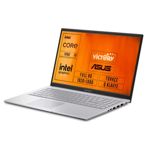 Asus Vivobook 15 i3-1315U 16GB 1TB SSD 15.6" FHD W11P Taşınabilir Bilgisayar X1504VA-NJ2379 015 - Resim 2