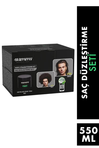 Gummy Saç Düzleştirici Set 550 ML