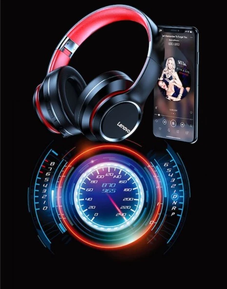Lenovo Hd200 Bluetooth 5.0 Kulak Üstü Kulaklık - 6