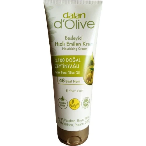Dalan Dolive 250 Ml Zeytinyağlı Krem Tüp
