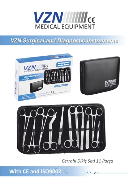 VZN CERRAHİ DİKİŞ SETİ 11 PARÇA